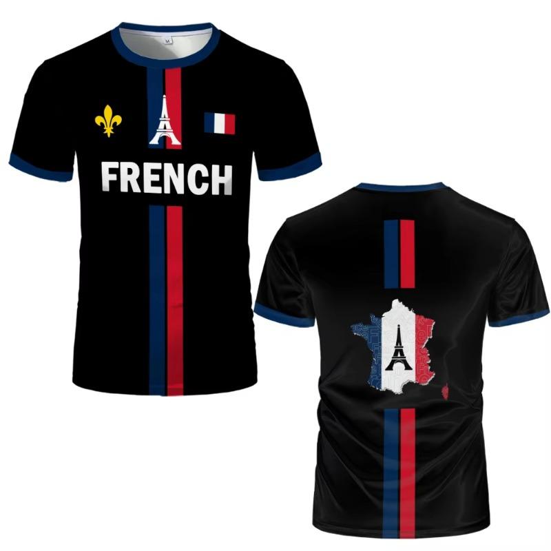 France Football Jersey Men s T-shirts Soccer Uniform Short Sleeve Tees French Map Flag Graphic Casual Sports Unisex Tops 6XL
France Football Jersey Men s T-shirts Soccer Uniform Short Sleeve Tees French Map Flag Graphic Casual Sports Unisex Tops 6XL