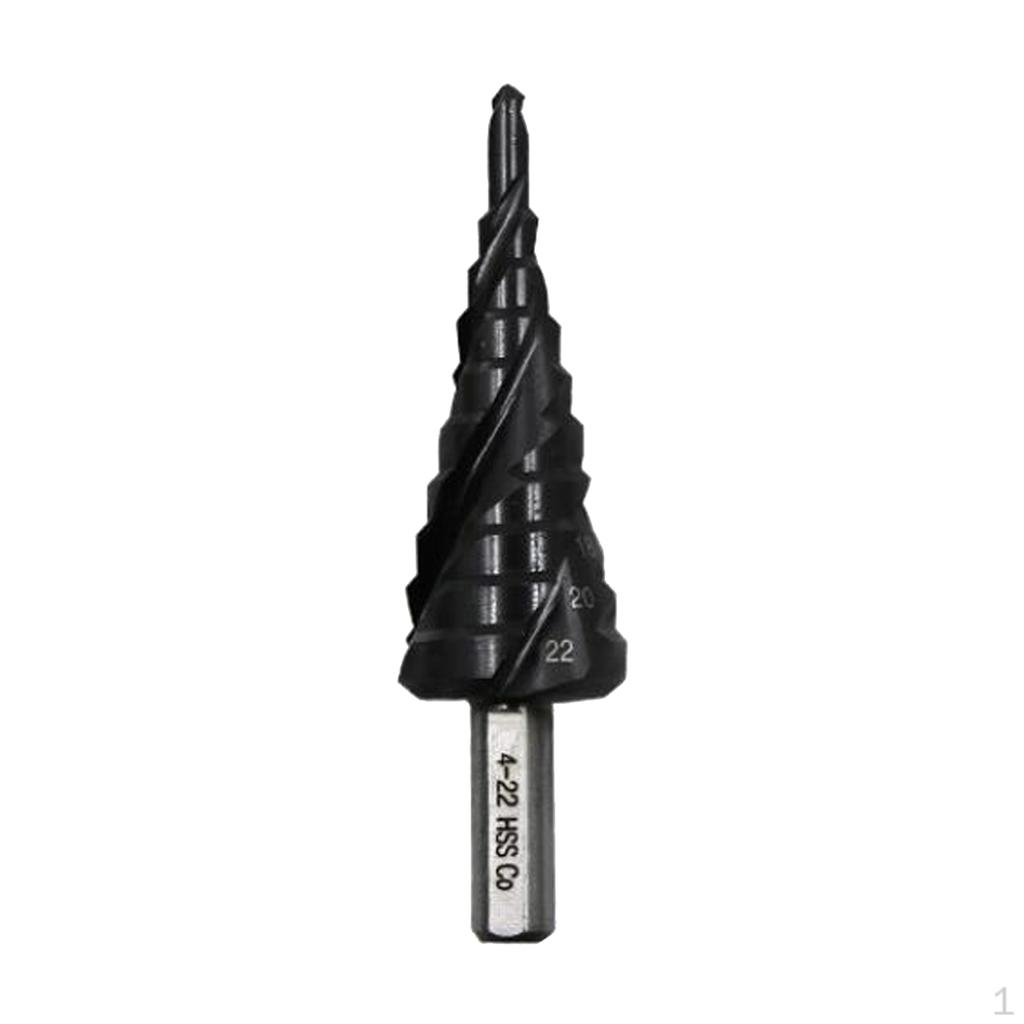 Spiral Grooved Industrial Step , Hole Cutter,Triangular/ Hex Shank 4-22
Spiral Grooved Industrial Step , Hole Cutter,Triangular/ Hex Shank 4-22