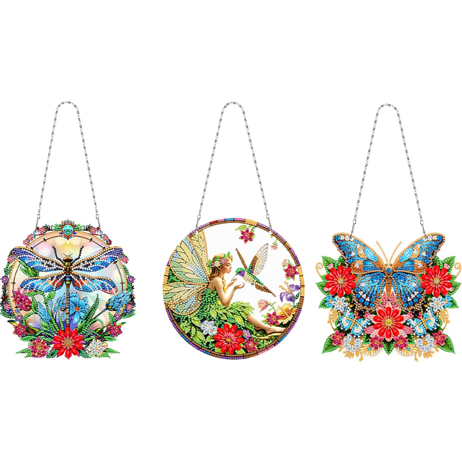 3pcs 2D Flat DIY Special Shape Hanging Diamond Art Kits Rhinestone Diamond Art Window Pendants Wall Decor for Home & Windows
3pcs 2D Flat DIY Special Shape Hanging Diamond Art Kits Rhinestone Diamond Art Window Pendants Wall Decor for Home & Windows