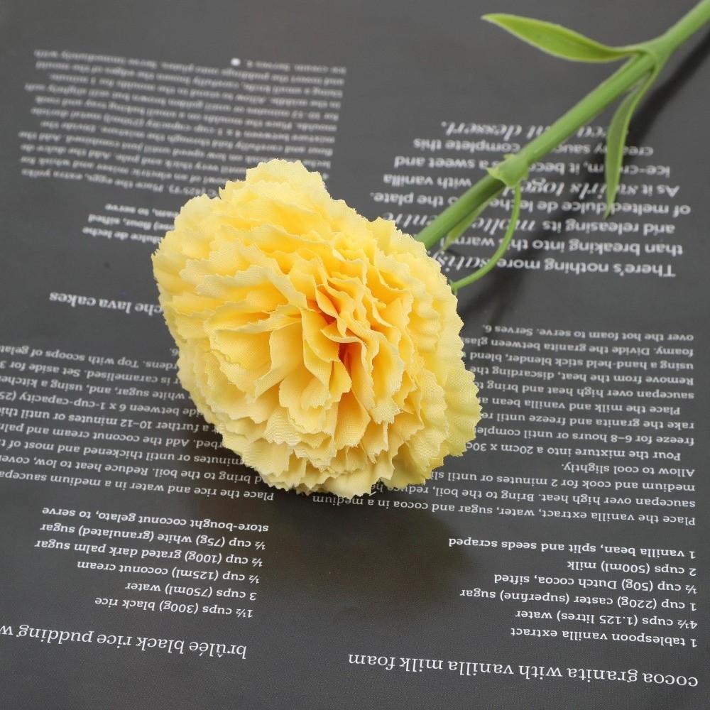 1pc Silk Artificial Carnation Flowers Realistic DIY Floral Simulation Flowers Soft Artificial Flowers Photography Props жовтий
1pc Silk Artificial Carnation Flowers Realistic DIY Floral Simulation Flowers Soft Artificial Flowers Photography Props жовтий