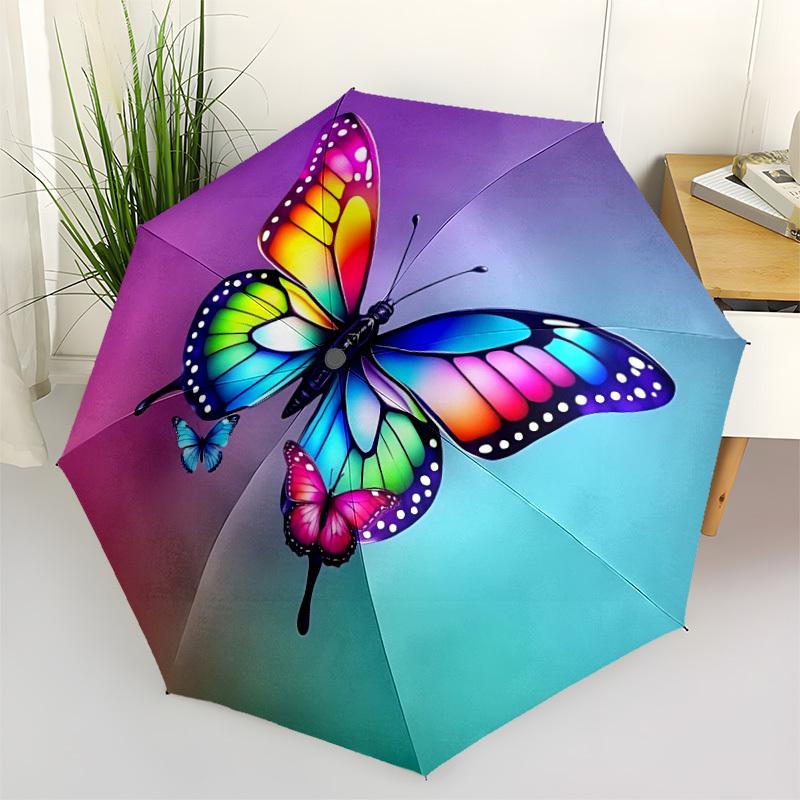 1pc Butterfly Rainbow Automatic Opening/Closing Umbrella with Operation & Windproof Canopy - Folding Design, Holiday Gift yy260225196
1pc Butterfly Rainbow Automatic Opening/Closing Umbrella with Operation & Windproof Canopy - Folding Design, Holiday Gift yy260225196