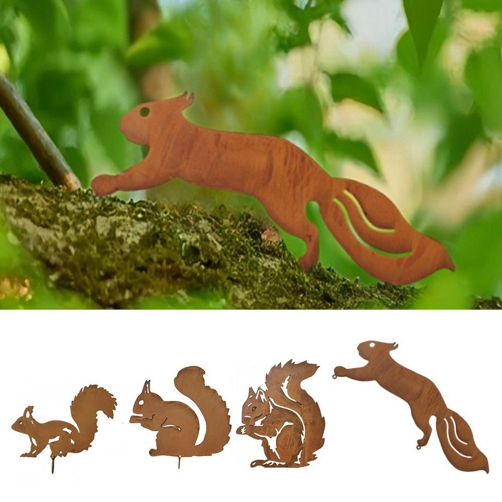 Cartoon Squirrel Garden Fence Decoration Wrought Iron Art Insert Silhouettes Outdoor Indoor 2
Cartoon Squirrel Garden Fence Decoration Wrought Iron Art Insert Silhouettes Outdoor Indoor 2
