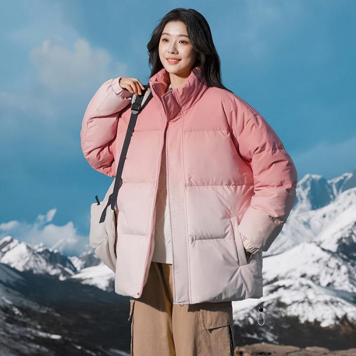 Gradient Stand Collar Men s Cotton Jacket - Trendy Loose Fit, Thick Warm Puffer for Autumn/Winter 2025 XXL рожевий
Gradient Stand Collar Men s Cotton Jacket - Trendy Loose Fit, Thick Warm Puffer for Autumn/Winter 2025 XXL рожевий