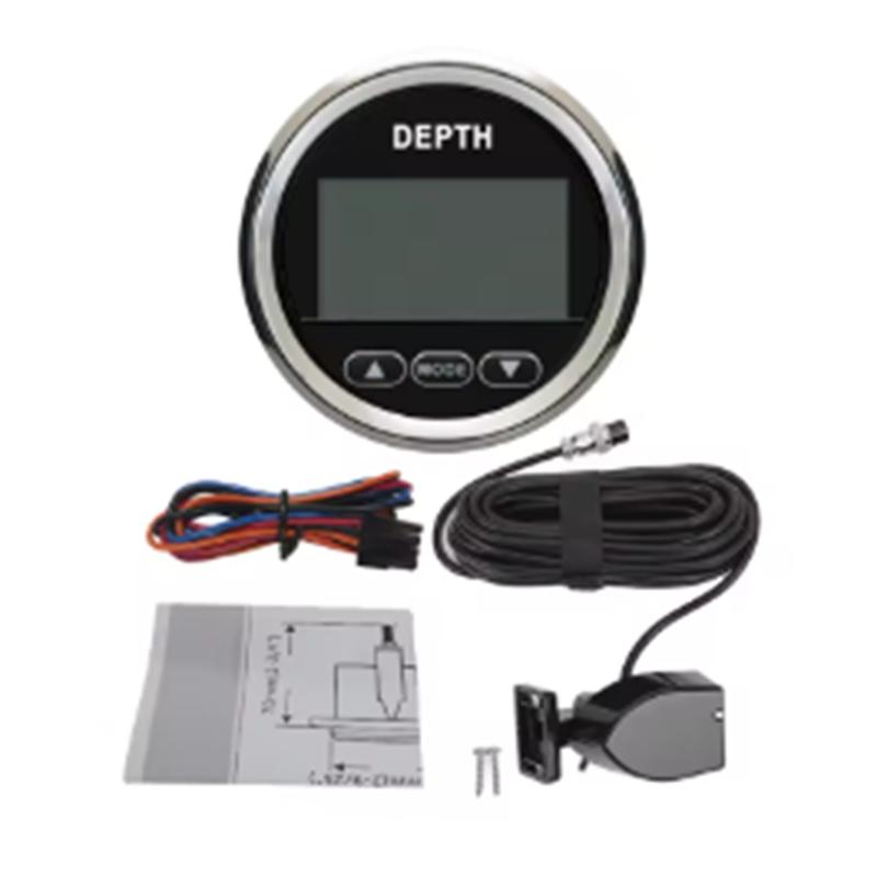 NEW-Marine 52Mm Digital Depth Gauge Indicator For Yachts Fishing Boats Universal 12V Digital Depth Gauge Indicator BS
NEW-Marine 52Mm Digital Depth Gauge Indicator For Yachts Fishing Boats Universal 12V Digital Depth Gauge Indicator BS