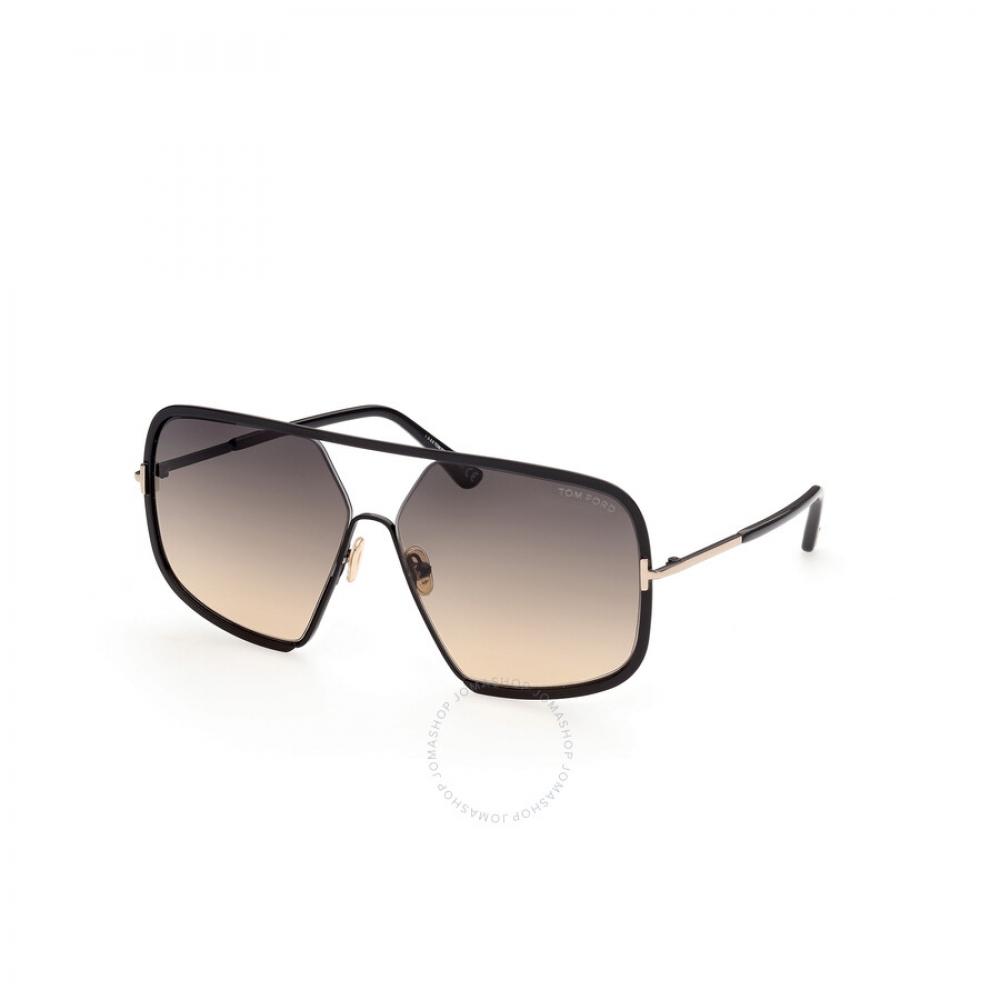 Большие женские солнцезащитные очки Tom Ford Warren с дымчатым градиентом FT0867 01B 63
Большие женские солнцезащитные очки Tom Ford Warren с дымчатым градиентом FT0867 01B 63