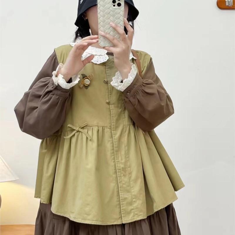 Johnature Retro Forest Women Loose Versatile Layering Sleevless Loose Casual Women Tops One Size кавовий
Johnature Retro Forest Women Loose Versatile Layering Sleevless Loose Casual Women Tops One Size кавовий