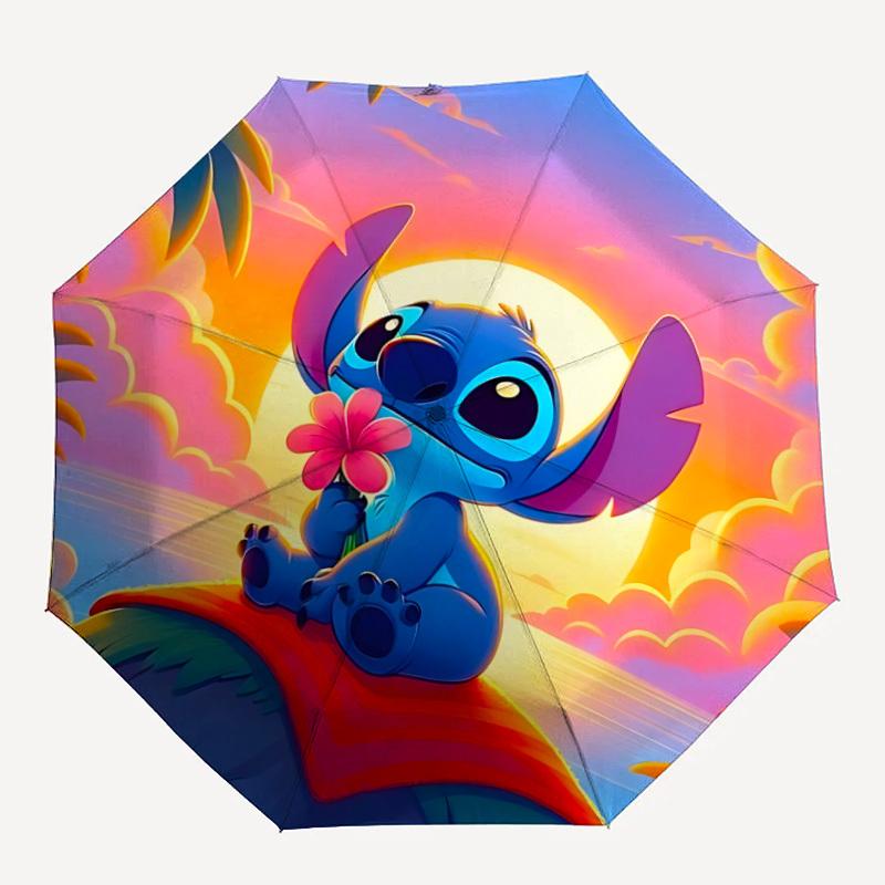 1pc Stitch Automatic Folding Umbrella: Compact 8-rib Design Cartoon Travel Companion for Outdoor, Casual Accessory
1pc Stitch Automatic Folding Umbrella: Compact 8-rib Design Cartoon Travel Companion for Outdoor, Casual Accessory