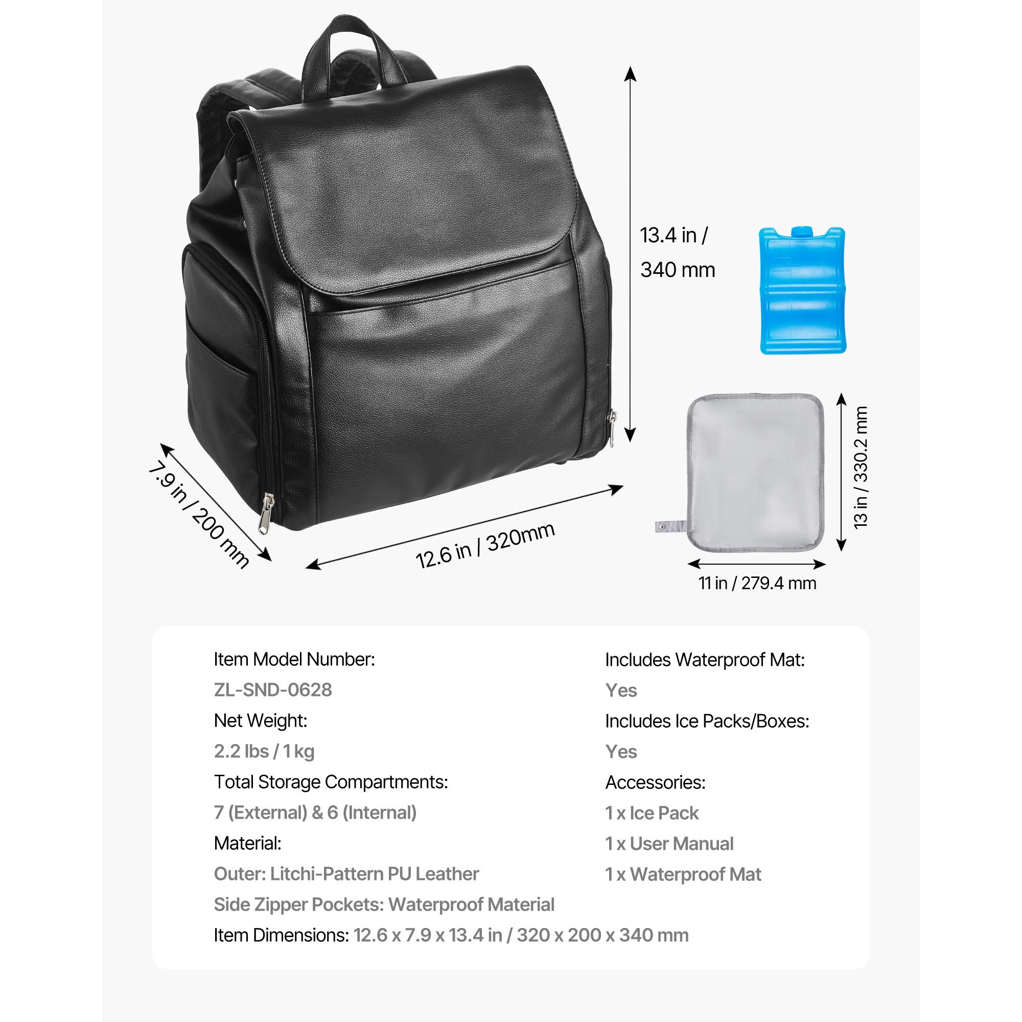 SucceBuy Breast Pump Backpack with Ice Pack Breastmilk Storage Portable Pump Carrying Case for Work Travel and Family Use Black чорний
SucceBuy Breast Pump Backpack with Ice Pack Breastmilk Storage Portable Pump Carrying Case for Work Travel and Family Use Black чорний