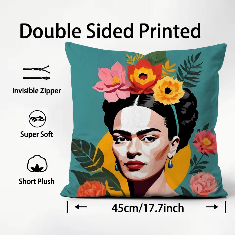 FFridas Painting Art Fashion Cushion Cover Plush Fabric Soft DoubleSided Printed Sofa Warm Winter Home Child Gift Pillow Case 30x30cm
FFridas Painting Art Fashion Cushion Cover Plush Fabric Soft DoubleSided Printed Sofa Warm Winter Home Child Gift Pillow Case 30x30cm