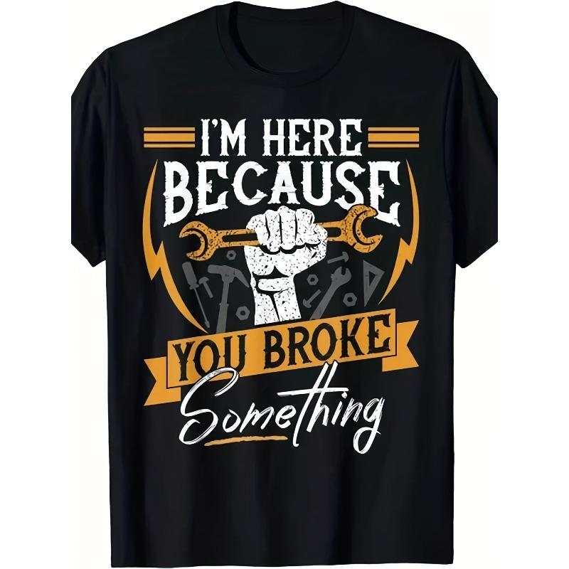 European sizes Men s Cool T-Shirt Retro Vintage Style Short Sleeve Tee with Wrench Graphic Humor, Casual Regular Fit 4XL чорний
European sizes Men s Cool T-Shirt Retro Vintage Style Short Sleeve Tee with Wrench Graphic Humor, Casual Regular Fit 4XL чорний