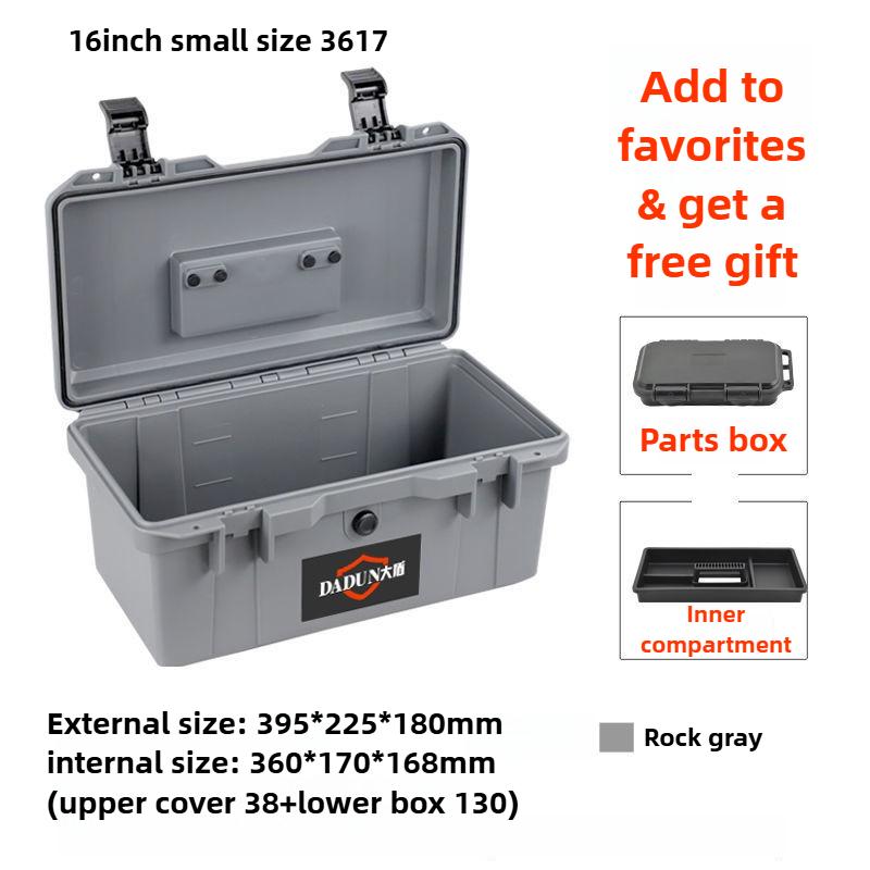 Hardware Toolbox Thickened Waterproof Tool Case Portable Household Repair Electric Drill Hammer Tools Organizer Car Storage Box
Hardware Toolbox Thickened Waterproof Tool Case Portable Household Repair Electric Drill Hammer Tools Organizer Car Storage Box