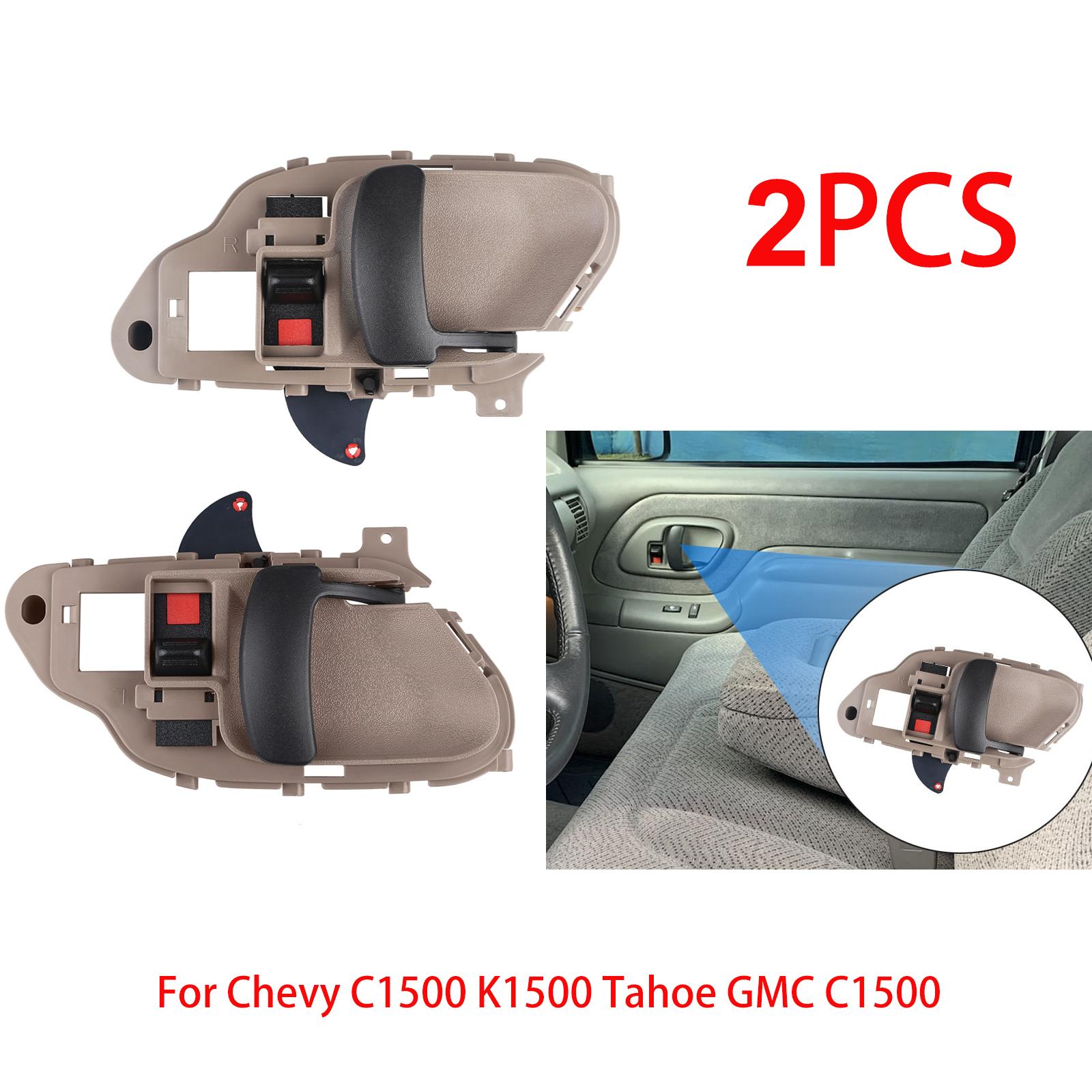 2 шт. передняя левая и правая внутренняя ручка автомобиля для Chevy C1500 K1500 Tahoe GMC C1500 Auto
2 шт. передняя левая и правая внутренняя ручка автомобиля для Chevy C1500 K1500 Tahoe GMC C1500 Auto