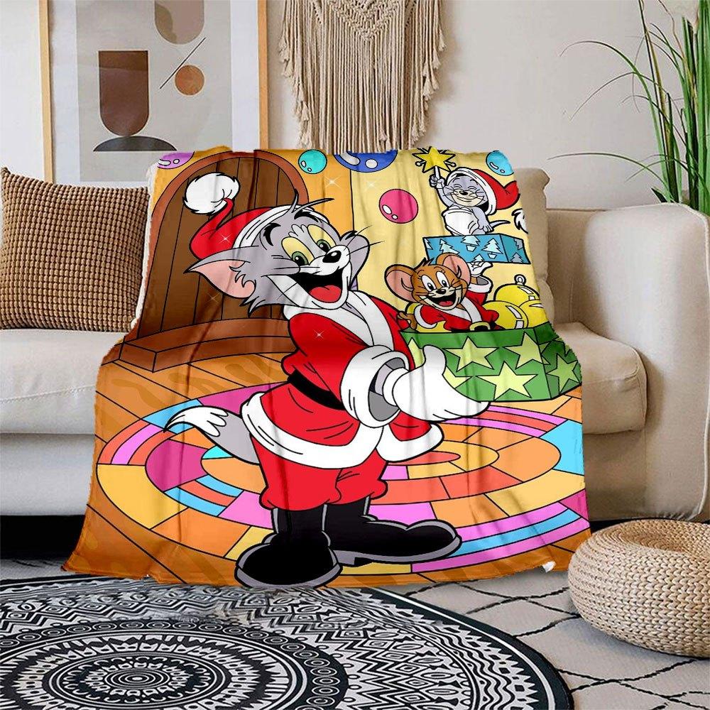 Tom & Jerry Christmas Coloring Page for KidsBlanket Flannel Throw Blanket for Sofa, Bed, Travel, Camping, Office 100x150cm
Tom & Jerry Christmas Coloring Page for KidsBlanket Flannel Throw Blanket for Sofa, Bed, Travel, Camping, Office 100x150cm