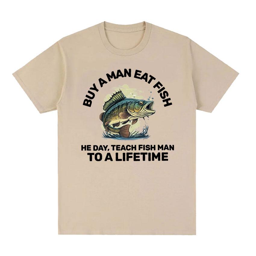 Купите футболку с забавными мемами «A Man Eat Fish, He Day, Teach Fish Man, To A Lifetime Funny Meme», мужскую модную хлопковую футболку большого размера с круглым вырезом в стиле ретро
Купите футболку с забавными мемами «A Man Eat Fish, He Day, Teach Fish Man, To A Lifetime Funny Meme», мужскую модную хлопковую футболку большого размера с круглым вырезом в стиле ретро