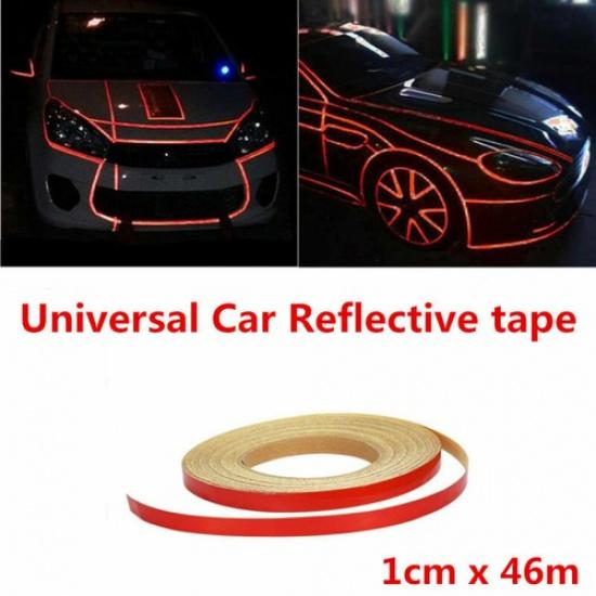 46m Red Reflective Sticker Car SUV Motorcycle Body Stripe DIY Self Adhesive Tape
46m Red Reflective Sticker Car SUV Motorcycle Body Stripe DIY Self Adhesive Tape