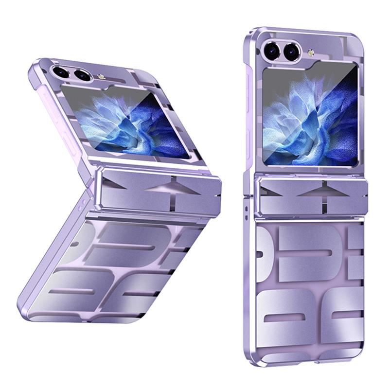 For Samsung Galaxy Z Flip5 5G Case Electroplating PC Phone Cover Purple
For Samsung Galaxy Z Flip5 5G Case Electroplating PC Phone Cover Purple