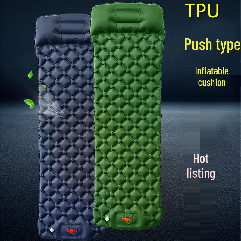Ultralight TPU Inflatable Outdoor Sleeping Pad - Moisture-Proof, Portable, Egg Nest Design for Picnic, Beach, Tent, Camping Foot Press армия зеленый
Ultralight TPU Inflatable Outdoor Sleeping Pad - Moisture-Proof, Portable, Egg Nest Design for Picnic, Beach, Tent, Camping Foot Press армия зеленый