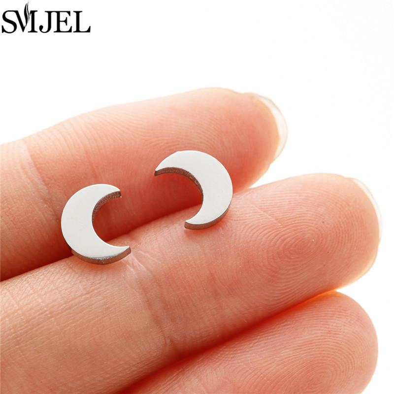 Stainless Steel Mini Stud Earrings Geometric Women Minimalist Star Moon Circle Earings Fashion Jewelry Triangle Ear PiercingGift Gold Color
Stainless Steel Mini Stud Earrings Geometric Women Minimalist Star Moon Circle Earings Fashion Jewelry Triangle Ear PiercingGift Gold Color