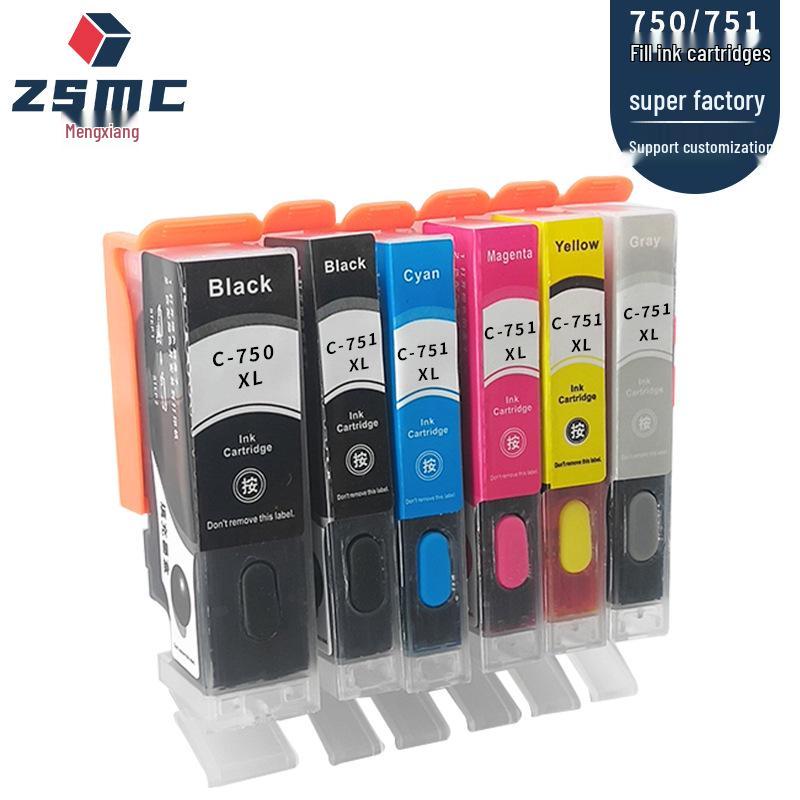 Canon Compatible PGI-750 CLI-751 Refillable Ink Cartridges for IP7270, IX6770, IX6870, IP8770 CLI-751XLM Red Refillable Ink Cartridge
Canon Compatible PGI-750 CLI-751 Refillable Ink Cartridges for IP7270, IX6770, IX6870, IP8770 CLI-751XLM Red Refillable Ink Cartridge