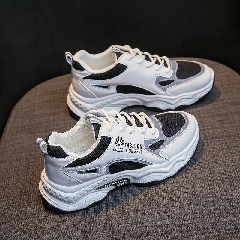 Женская обувь в Корейском стиле Daddy, осенняя новая студенческая универсальная спортивная обувь, женская повседневная обувь с увеличенным каблуком 40 чёрный
Женская обувь в Корейском стиле Daddy, осенняя новая студенческая универсальная спортивная обувь, женская повседневная обувь с увеличенным каблуком 40 чёрный