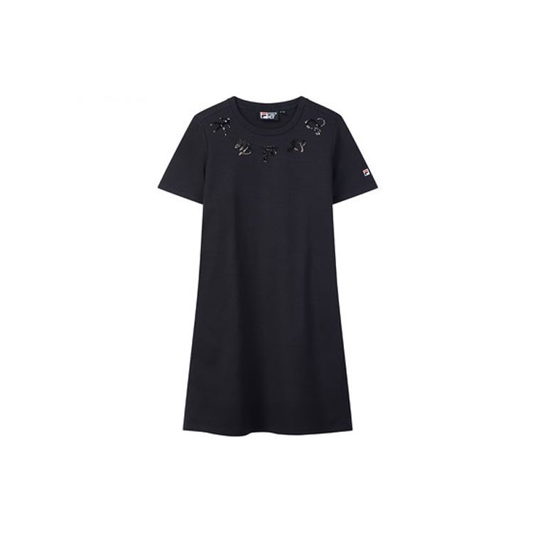 Fila Наследие Стиль Университета Рэй Платье с пайетками и буквенным принтом, круглым вырезом и короткими рукавами Женские платья Легендарно-синий F11W038366F-NV S
Fila Наследие Стиль Университета Рэй Платье с пайетками и буквенным принтом, круглым вырезом и короткими рукавами Женские платья Легендарно-синий F11W038366F-NV S