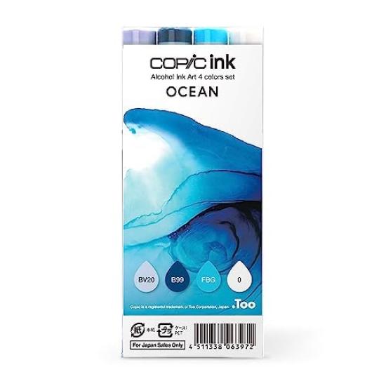 Набор спиртовых чернил Copic для арт-работ, 4 цвета «Морские смоляные красители»
Набор спиртовых чернил Copic для арт-работ, 4 цвета «Морские смоляные красители»