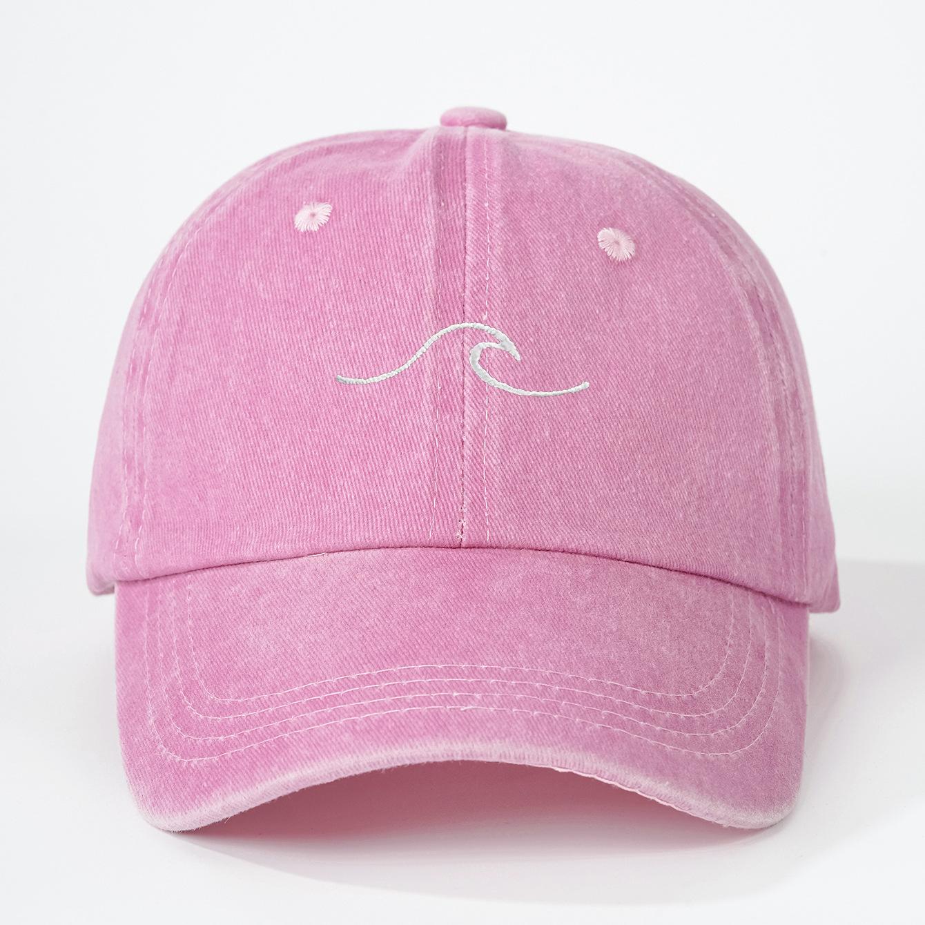 Simple Wave Ripple Embroidery Baseball Cap Solid Color Washed Cotton Hip Hop Snapback Hat For Women And Men Summer Outdoor розовый
Simple Wave Ripple Embroidery Baseball Cap Solid Color Washed Cotton Hip Hop Snapback Hat For Women And Men Summer Outdoor розовый