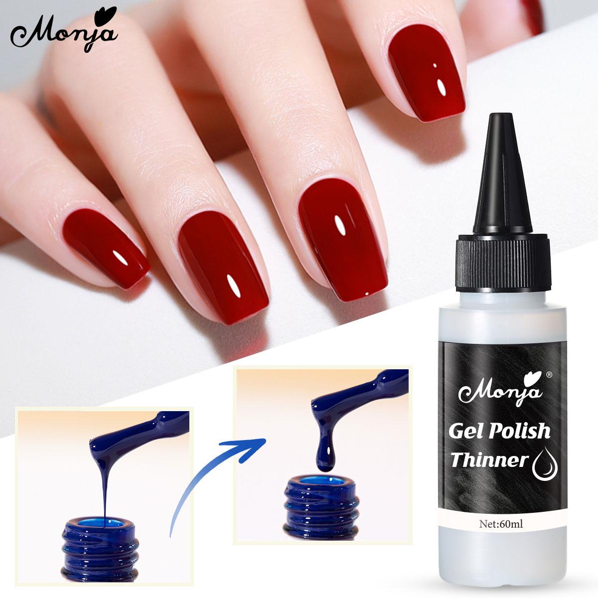 Monja 60ml Nail Art Gel Polish Thinner Liquid Nail Gel Polish Revival Dilute Gels for Colors Mixing Soak Off LED Gels Manicure Design Tool
Monja 60ml Nail Art Gel Polish Thinner Liquid Nail Gel Polish Revival Dilute Gels for Colors Mixing Soak Off LED Gels Manicure Design Tool