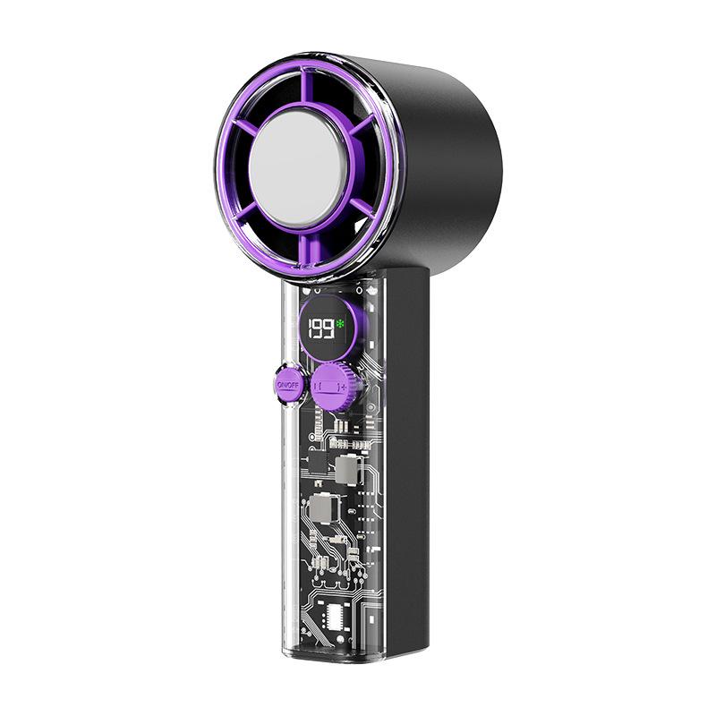 Portable USB Charging Handheld High-Speed Turbine Mini Fan 61*58*160mm чорний
Portable USB Charging Handheld High-Speed Turbine Mini Fan 61*58*160mm чорний