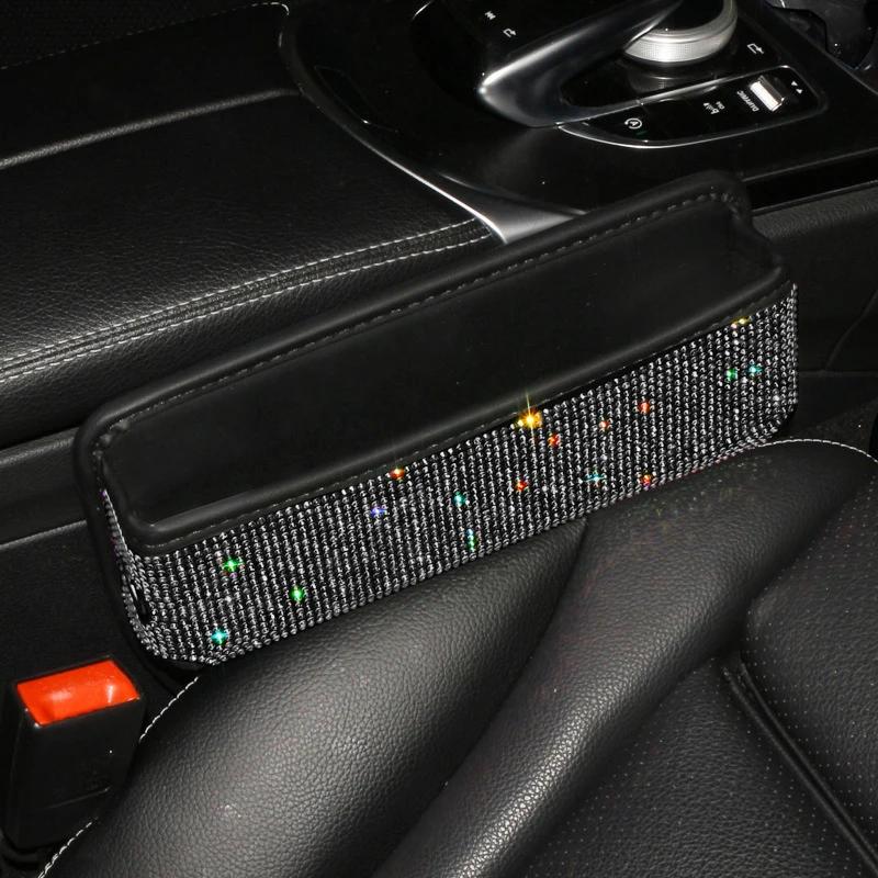 Shiny Diamond Crystal Car Seat Gap Crevice Storage Box Holder Multifunction Organizer Phone Cup Bottle Wallet Car Accessories
Shiny Diamond Crystal Car Seat Gap Crevice Storage Box Holder Multifunction Organizer Phone Cup Bottle Wallet Car Accessories