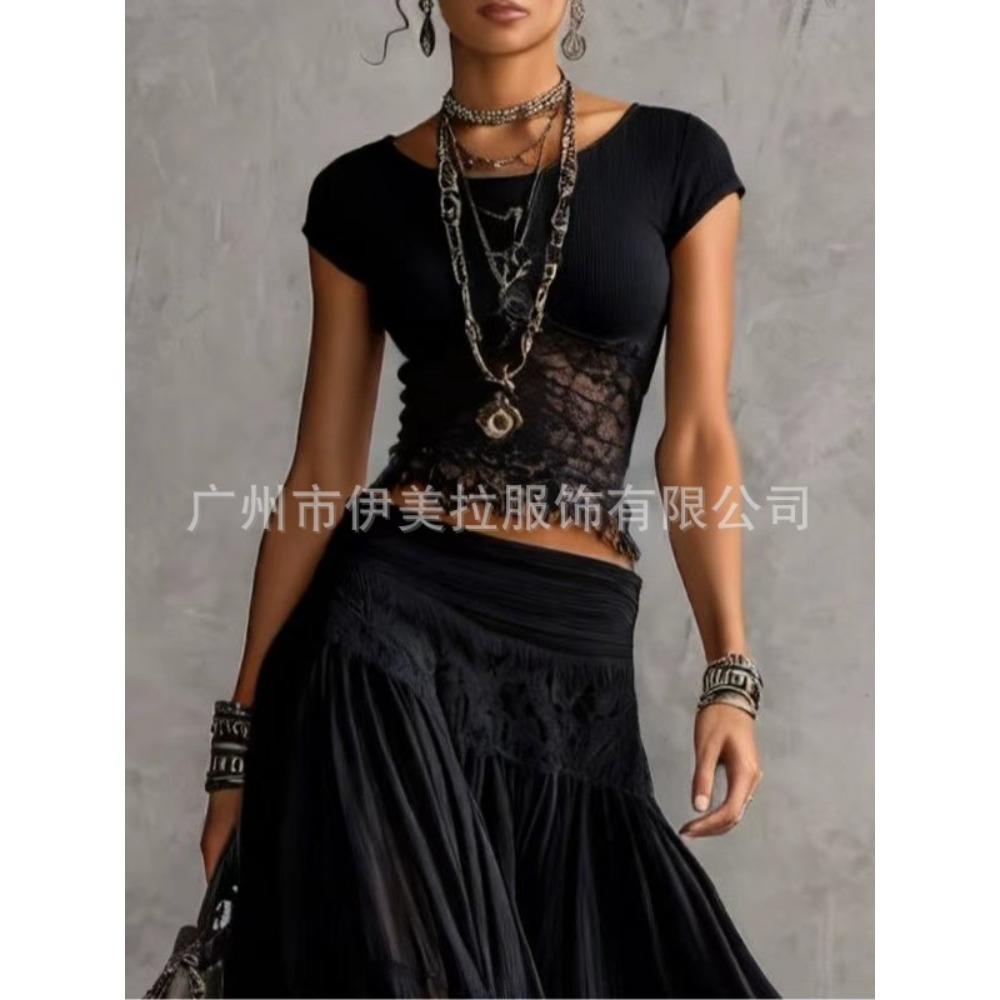 Europe, America, gray knitted top + chiffon dress set, women s fashion elegant two-piece set XXL чорний
Europe, America, gray knitted top + chiffon dress set, women s fashion elegant two-piece set XXL чорний