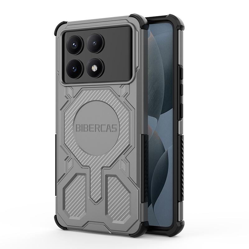 Надміцний броньований магнітний чохол для телефону для Xiaomi POCO X7 X6 Pro F8 Pro Ultra F7 F6 Pro Жорсткий ПК Захист Бездротова зарядка Ударостійкий бампер Poco F7 Pro сірий
Надміцний броньований магнітний чохол для телефону для Xiaomi POCO X7 X6 Pro F8 Pro Ultra F7 F6 Pro Жорсткий ПК Захист Бездротова зарядка Ударостійкий бампер Poco F7 Pro сірий