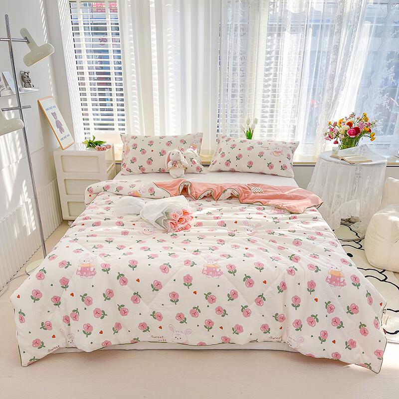 Lilang Washed Cotton Soybean Fiber Summer Quilt
Lilang Washed Cotton Soybean Fiber Summer Quilt