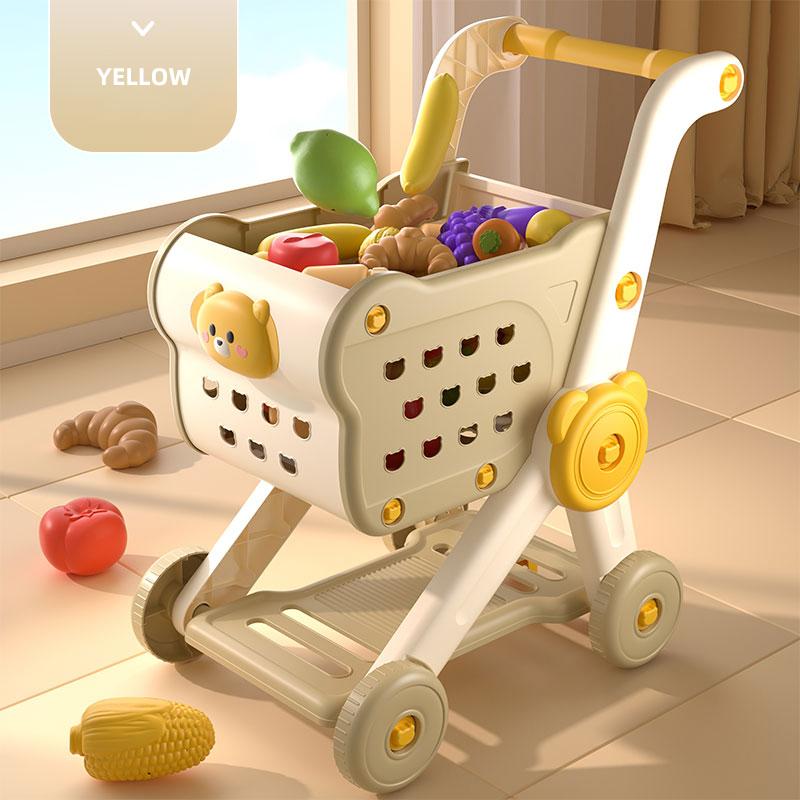 Children s Shopping Trolley Toy Set - Kids Pretend Play Grocery Cart with Fruit & Vegetable Cutting Toys, Supermarket Role Play Kit for Boys & Girls жовтий
Children s Shopping Trolley Toy Set - Kids Pretend Play Grocery Cart with Fruit & Vegetable Cutting Toys, Supermarket Role Play Kit for Boys & Girls жовтий
