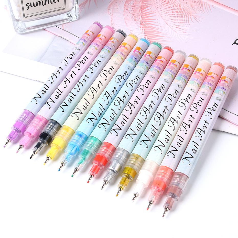 12pcs/Set Nail Art Graffiti Pen Nail Marker Drawing Abstract Lines Fine Detail Floral Design Waterproof Nail Painting Manicure
12pcs/Set Nail Art Graffiti Pen Nail Marker Drawing Abstract Lines Fine Detail Floral Design Waterproof Nail Painting Manicure