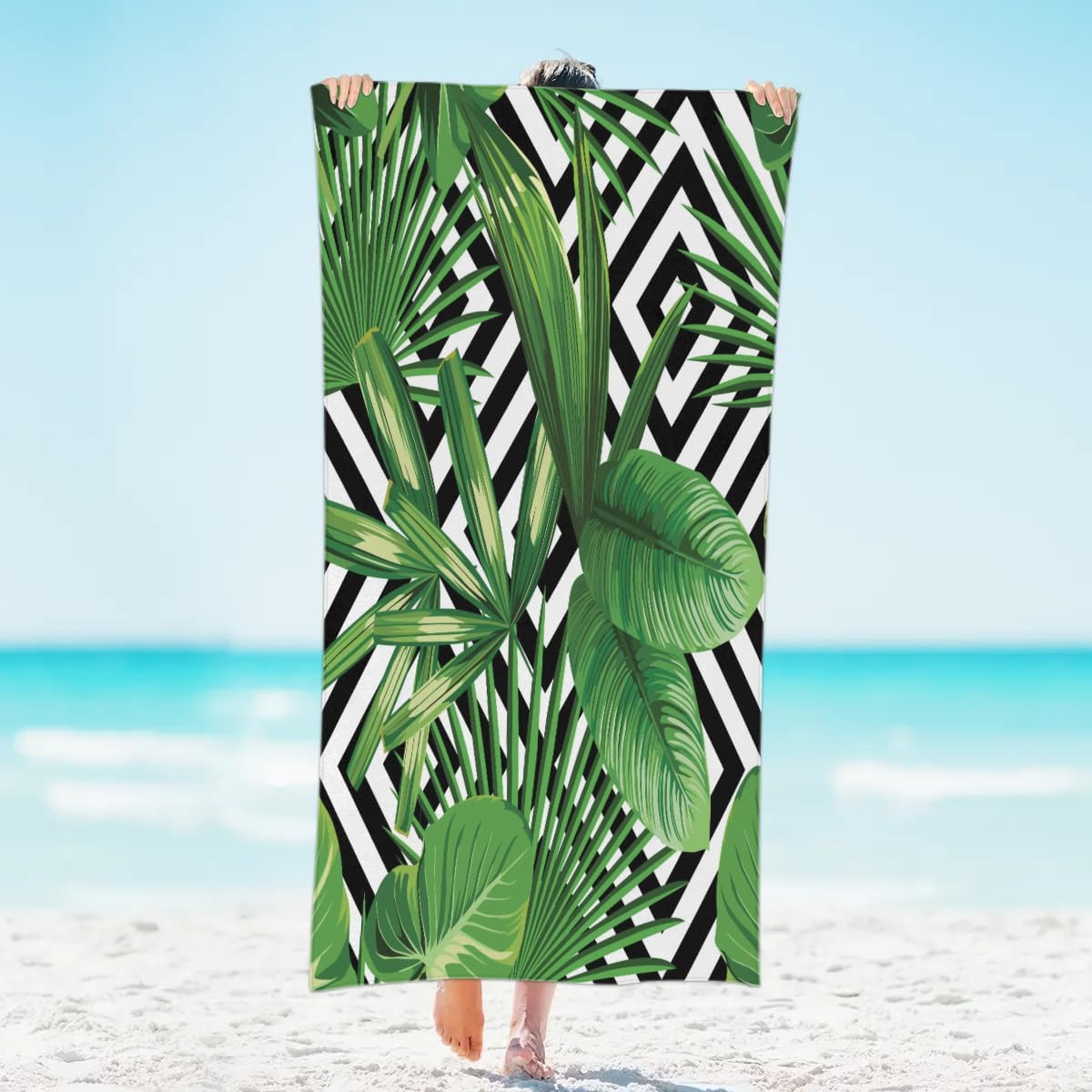 Ethnic Style Colorful Patterns Beach Towel, Large Microfiber Quick Dry Lightweight Pool Bath Towels Sand Free Beach Blanket for W40*H60(CM)
Ethnic Style Colorful Patterns Beach Towel, Large Microfiber Quick Dry Lightweight Pool Bath Towels Sand Free Beach Blanket for W40*H60(CM)