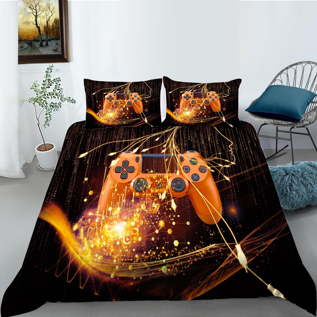 Комплект постельных принадлежностей Play Home Постельный комплект King Size Постельное белье Плеер Одеяло Жажда микрофибры Детская мода Пододеяльник EU Single 135x200cm