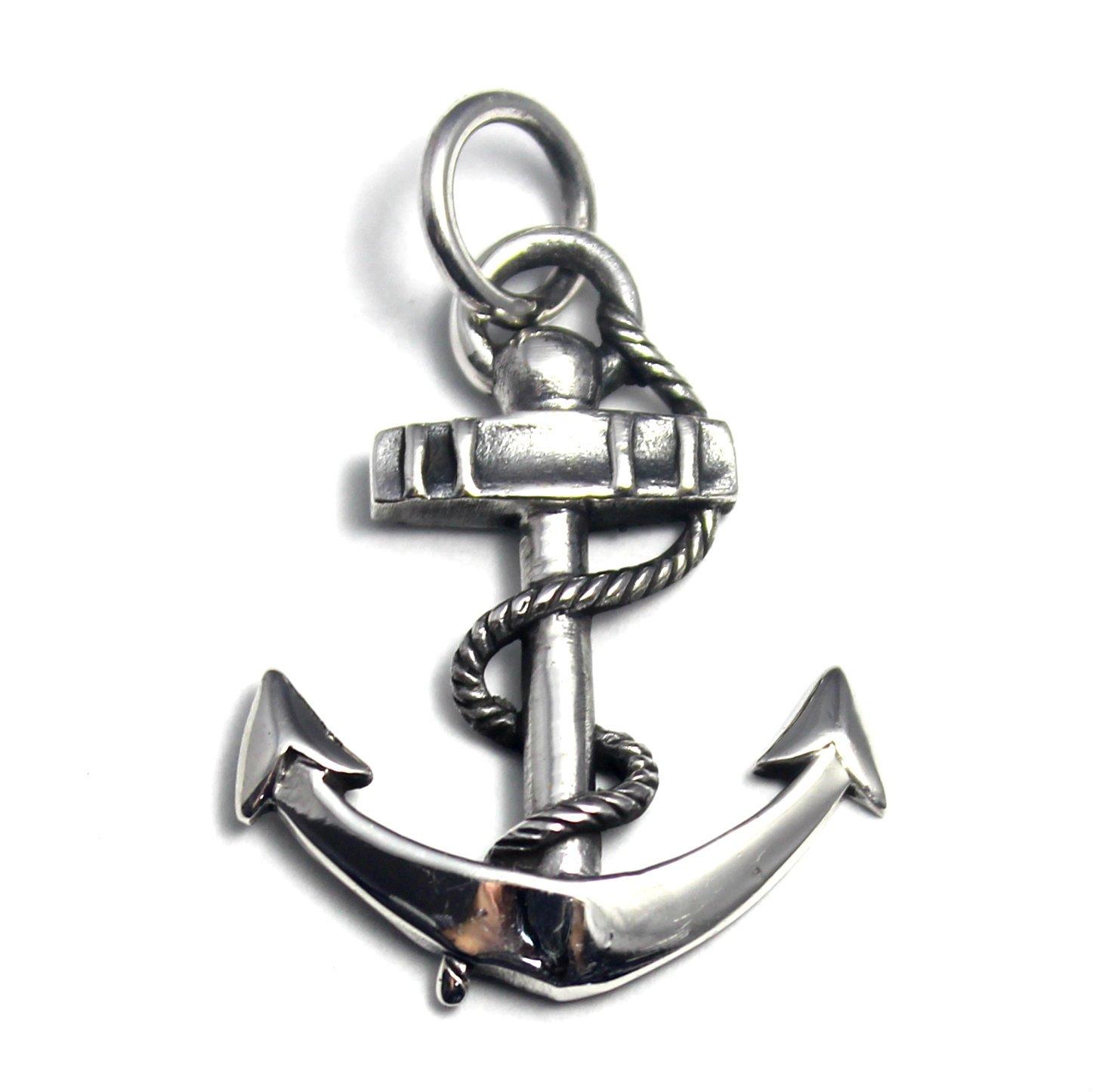 Anchor Fouled Anchor Anchor Sterling Silver 925 Pendant Pendant Top Viking Amulet
Anchor Fouled Anchor Anchor Sterling Silver 925 Pendant Pendant Top Viking Amulet