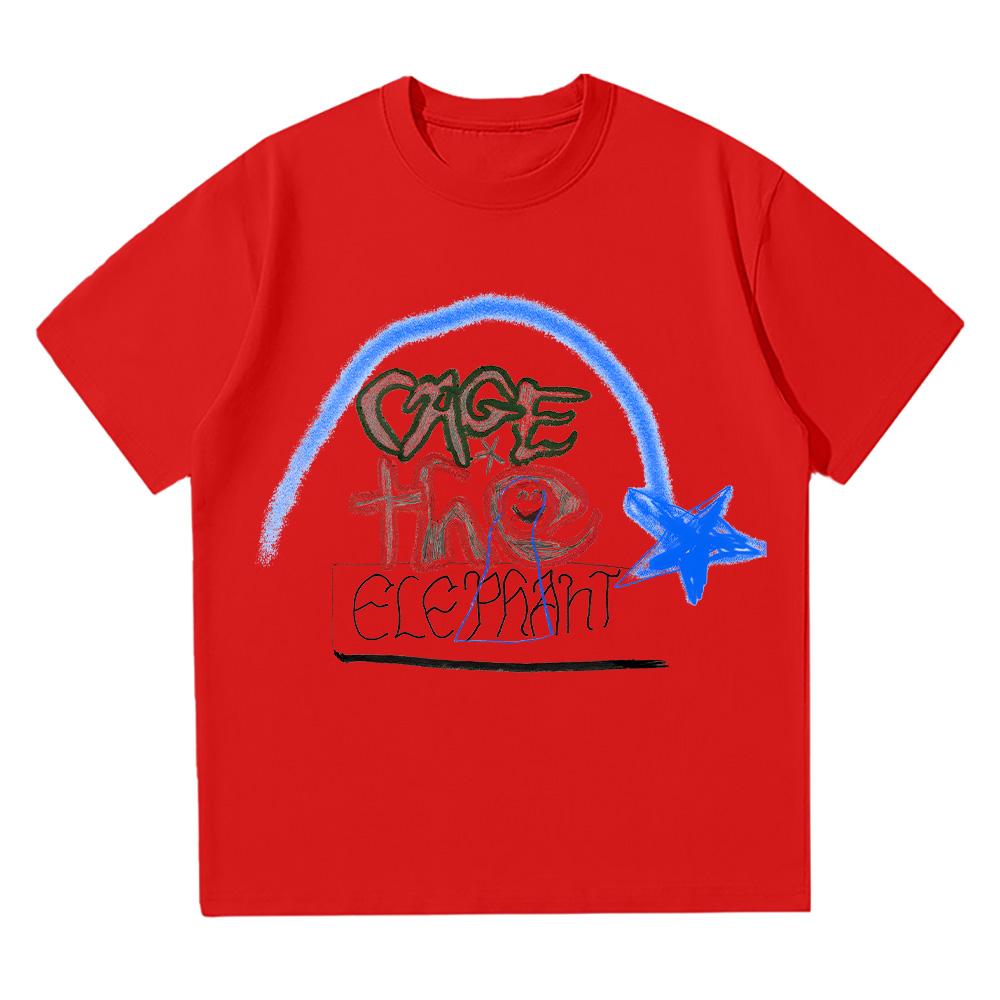 Cage The Elephant Doodle T-Shirt Cage The Elephant Band Printed Short Sleeve Tees Fashion Female Clothes Cotton Soft Top Unisex XXL красный
Cage The Elephant Doodle T-Shirt Cage The Elephant Band Printed Short Sleeve Tees Fashion Female Clothes Cotton Soft Top Unisex XXL красный