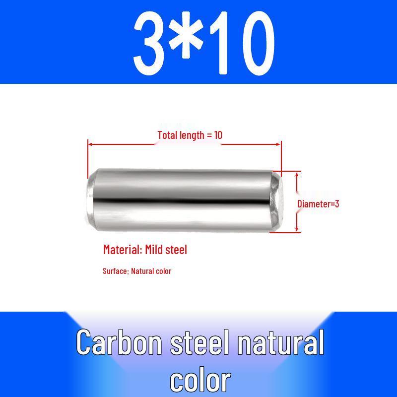 GB119 Iron Cylindrical Positioning Pin - Solid Pin Shaft M3M4M5M6M8M10M12
GB119 Iron Cylindrical Positioning Pin - Solid Pin Shaft M3M4M5M6M8M10M12