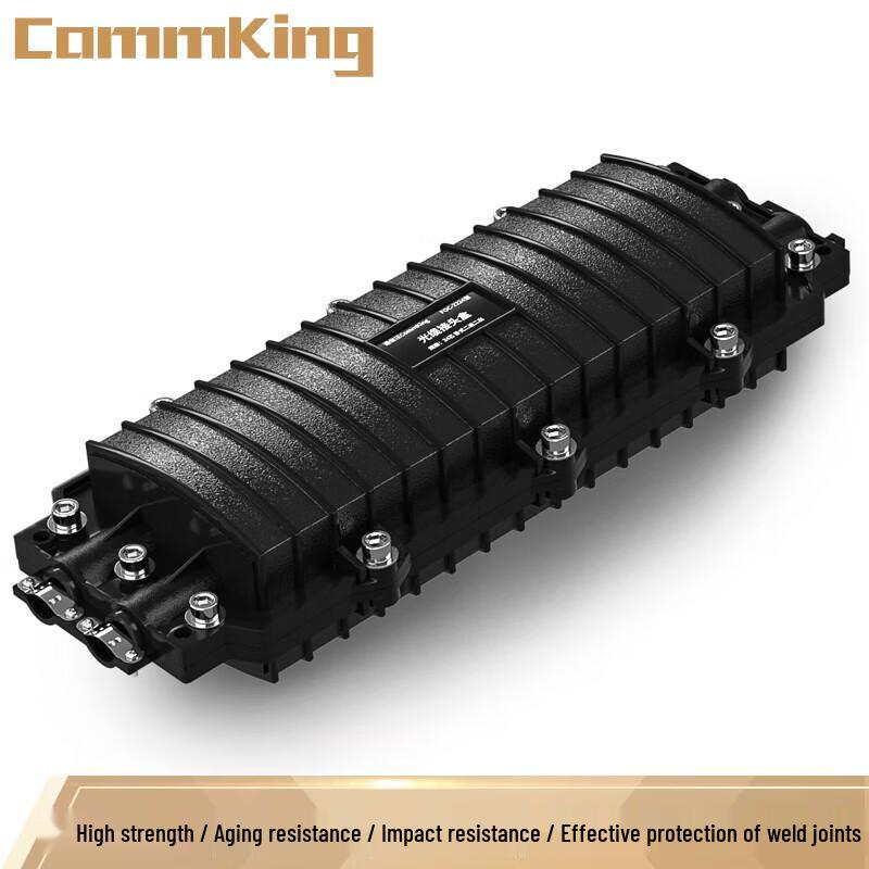 CommKing Horizontal 2-In-2-Out Fiber Optic Splice Closure
CommKing Horizontal 2-In-2-Out Fiber Optic Splice Closure