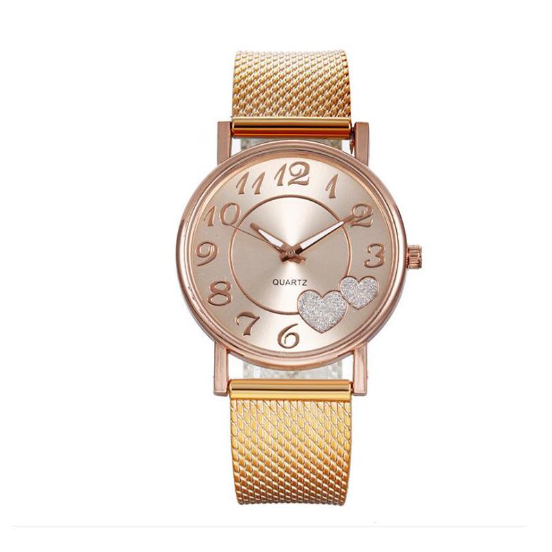 Женские часы с сеткой и двойным сердечным циферблатом Женские часы Повседневные кварцевые часы розовый
Женские часы с сеткой и двойным сердечным циферблатом Женские часы Повседневные кварцевые часы розовый