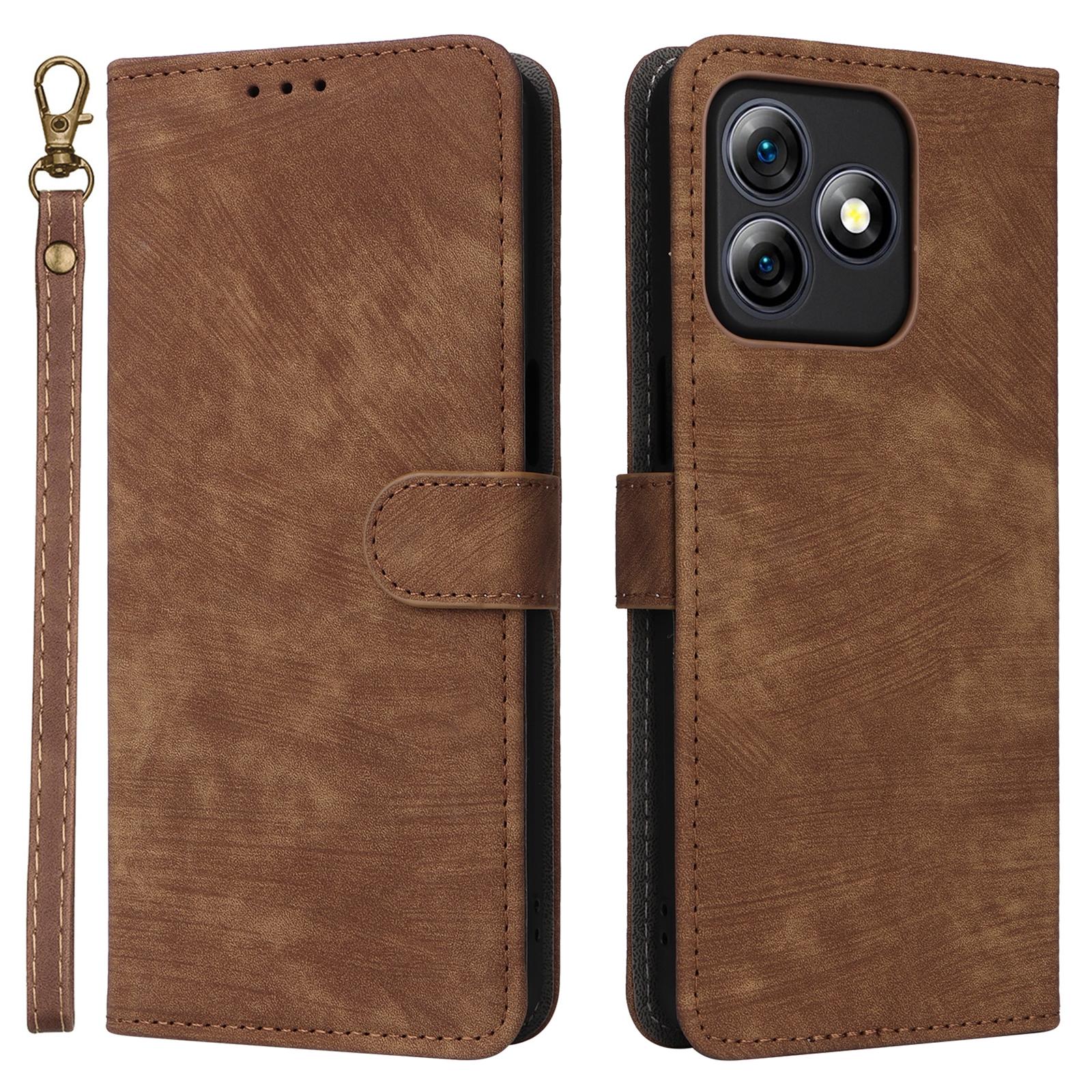 Для Ulefone Note 18 Ultra Кожаный чехол Кошелек с блокировкой RFID Чехол для телефона с ремешком Brown
Для Ulefone Note 18 Ultra Кожаный чехол Кошелек с блокировкой RFID Чехол для телефона с ремешком Brown