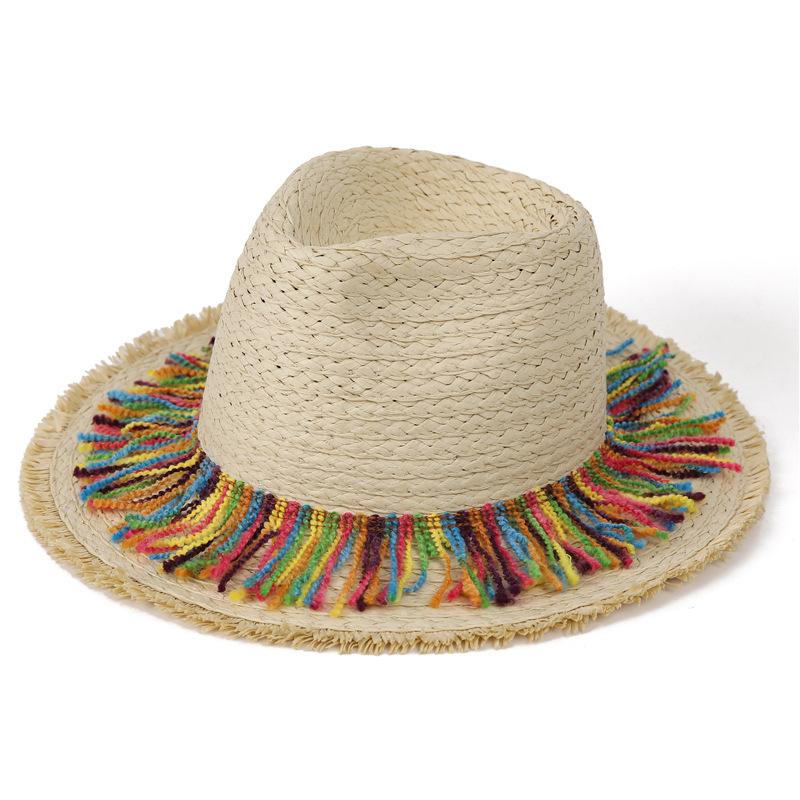 Ethnic Style Rainbow Fringed Straw Hat Female Face Small Beach Big Edge Vacation Hat Breathable Top Hat Summer Sun Protection Hat M(56-58cm) бежевий
Ethnic Style Rainbow Fringed Straw Hat Female Face Small Beach Big Edge Vacation Hat Breathable Top Hat Summer Sun Protection Hat M(56-58cm) бежевий
