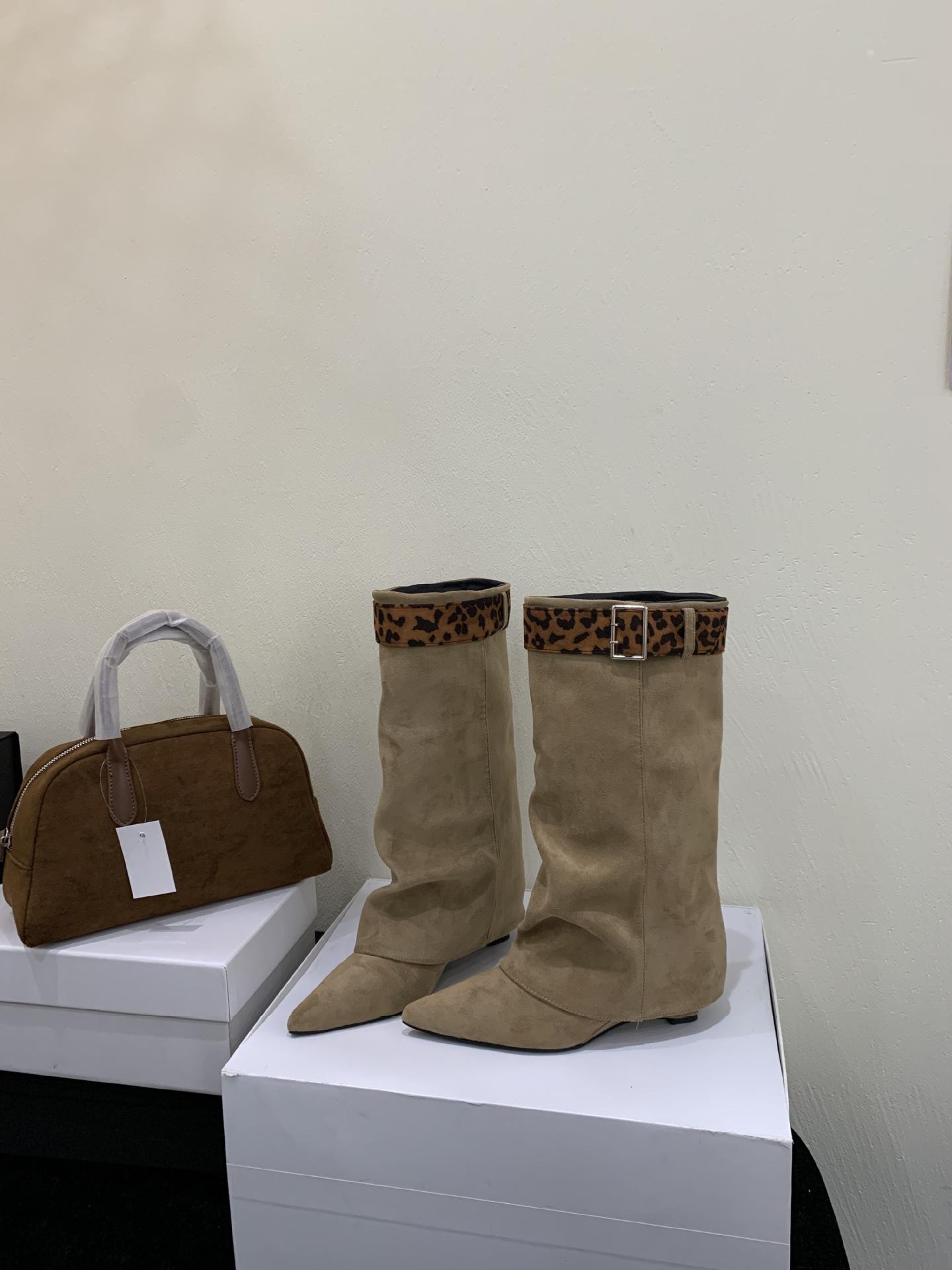 Cowhide~ French temperament trouser boots women s new retro fashion but knee western cowboy boots pointed fashion boots 39 хаки
Cowhide~ French temperament trouser boots women s new retro fashion but knee western cowboy boots pointed fashion boots 39 хаки