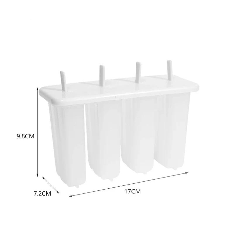 1Pc 4-slots PP Ice Cream Maker Ice Pop Mold with Lids and Stick Household Homemade DIY Ice Mould Summer Cooling Supplies белый
1Pc 4-slots PP Ice Cream Maker Ice Pop Mold with Lids and Stick Household Homemade DIY Ice Mould Summer Cooling Supplies белый