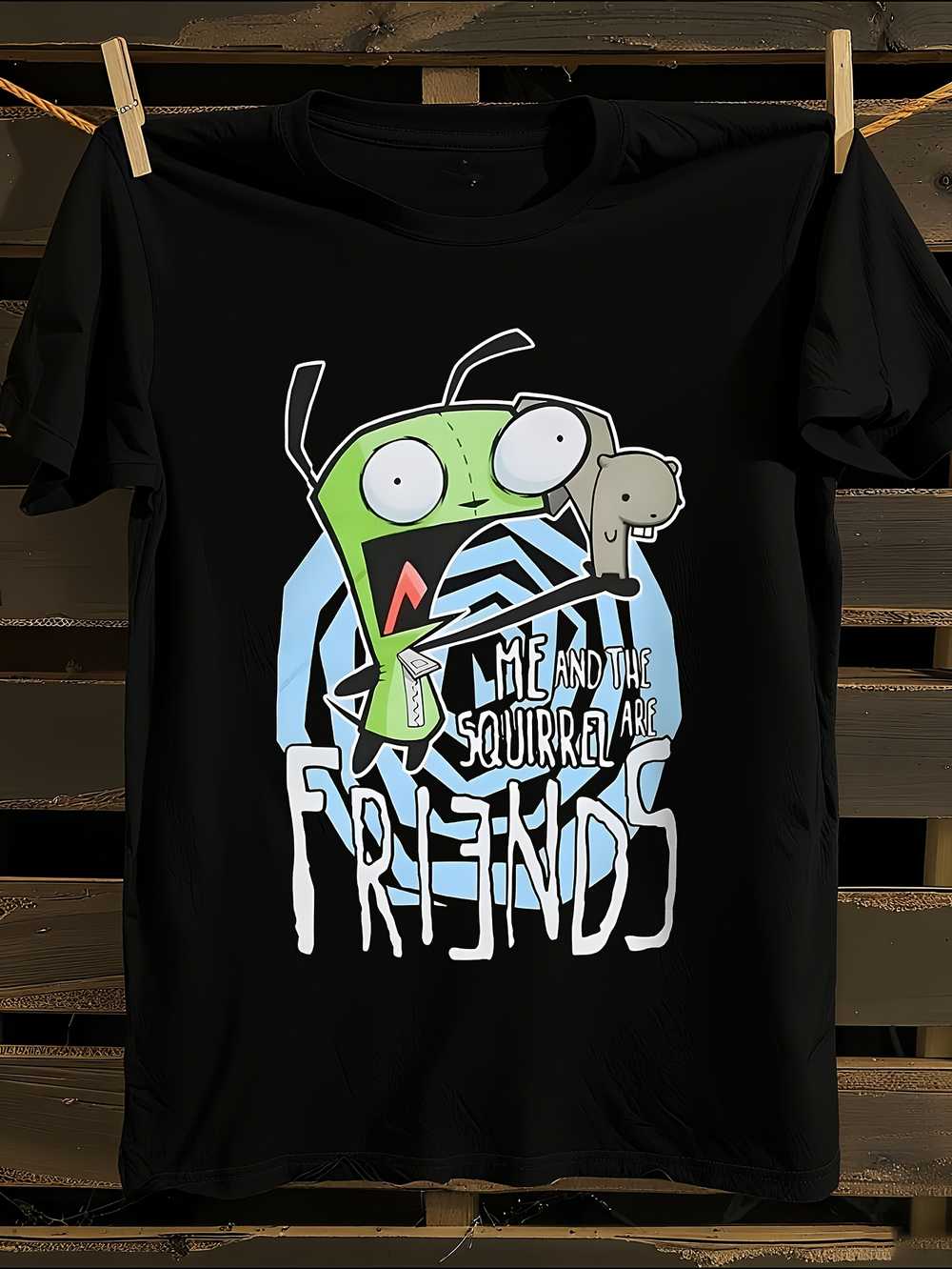 Invader Zim Me and The Friends Graphic T-Shirt L
Invader Zim Me and The Friends Graphic T-Shirt L