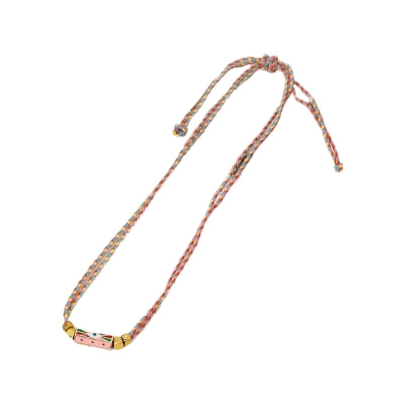 Handmade Sturdy Braided Rope Necklace in Tribal Styles Jewelry Portable for Trendy Women Seek Unique Accessories розовый
Handmade Sturdy Braided Rope Necklace in Tribal Styles Jewelry Portable for Trendy Women Seek Unique Accessories розовый