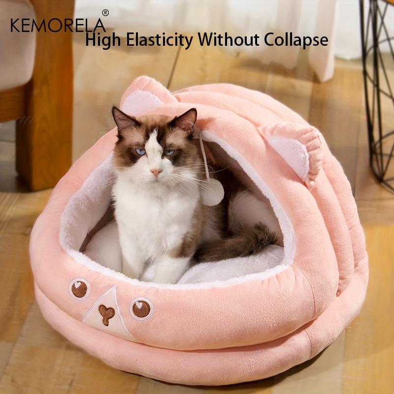 KEMORELA Semi-Enclosed Bear Shape Style Cat Bed Warm Cat And Dog Bed In Autumn And Winter Soft And Comfortable Good Elasticity S рожевий
KEMORELA Semi-Enclosed Bear Shape Style Cat Bed Warm Cat And Dog Bed In Autumn And Winter Soft And Comfortable Good Elasticity S рожевий