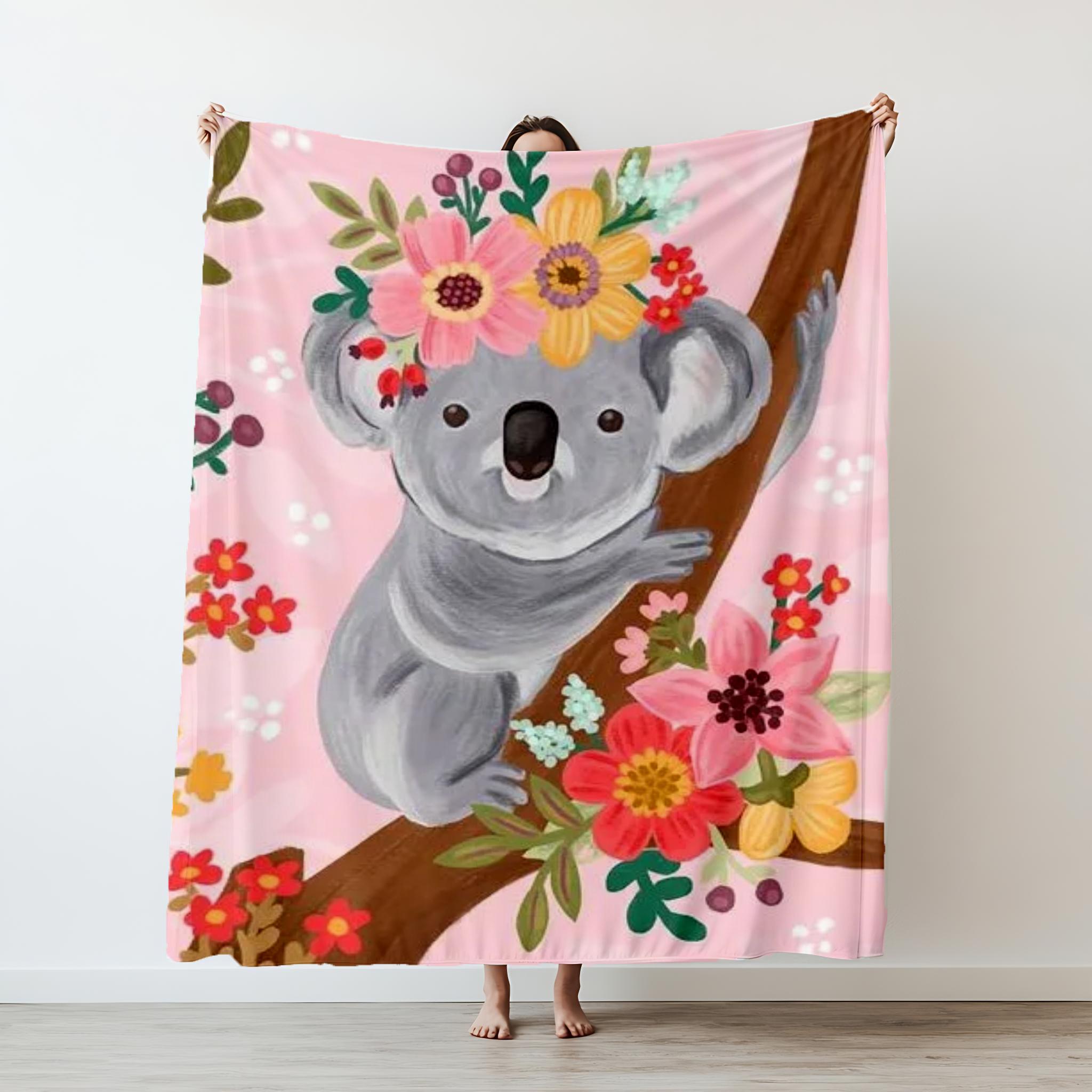 130×150cm Cute Koala Printed thin Blanket Picnic Blankets Warm Blanket Soft and Comfortable Blanket Home Travel Birthday Gift 130x150cm
130×150cm Cute Koala Printed thin Blanket Picnic Blankets Warm Blanket Soft and Comfortable Blanket Home Travel Birthday Gift 130x150cm